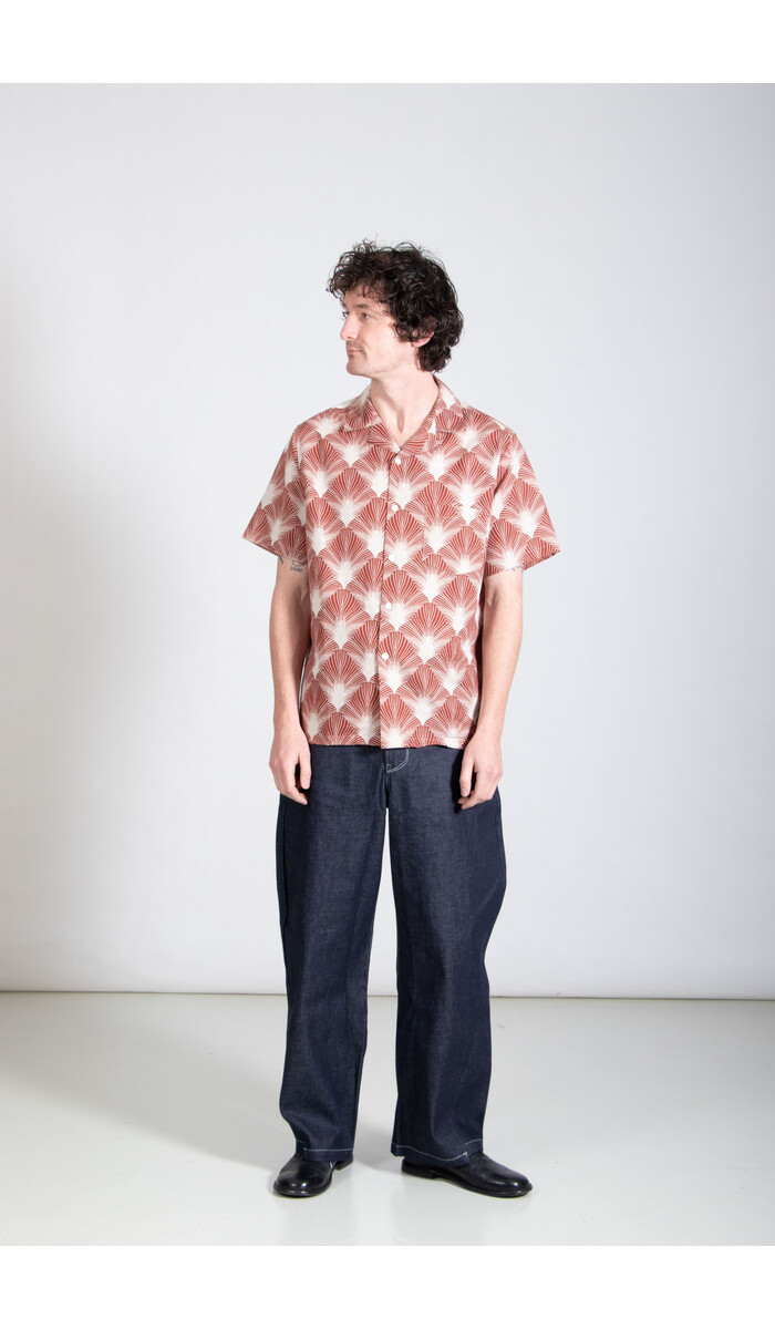 Portuguese Flannel Portuguese Flannel Overhemd / Feathers / Rode Specht Portuguese Flannel Portuguese Flannel Overhemd / Feathers / Rode Specht