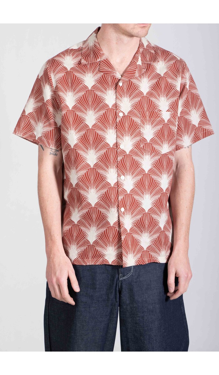 Portuguese Flannel Portuguese Flannel Overhemd / Feathers / Rode Specht Portuguese Flannel Portuguese Flannel Overhemd / Feathers / Rode Specht