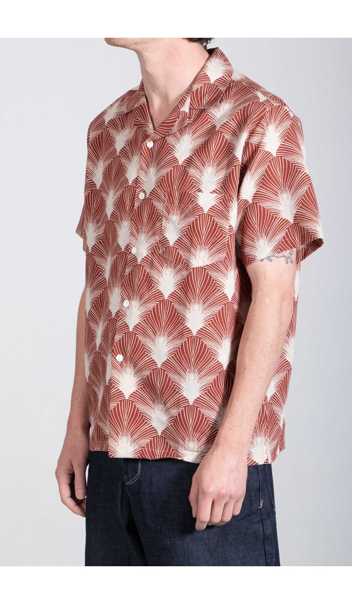 Portuguese Flannel Portuguese Flannel Overhemd / Feathers / Rode Specht Portuguese Flannel Portuguese Flannel Overhemd / Feathers / Rode Specht