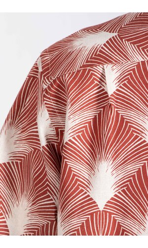 Portuguese Flannel Portuguese Flannel Overhemd / Feathers / Rode Specht Portuguese Flannel Portuguese Flannel Overhemd / Feathers / Rode Specht