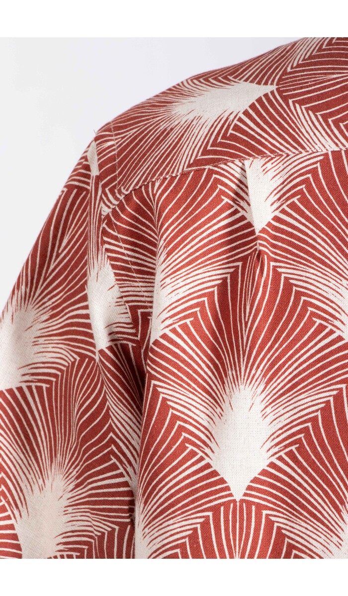 Portuguese Flannel Portuguese Flannel Overhemd / Feathers / Rode Specht Portuguese Flannel Portuguese Flannel Overhemd / Feathers / Rode Specht