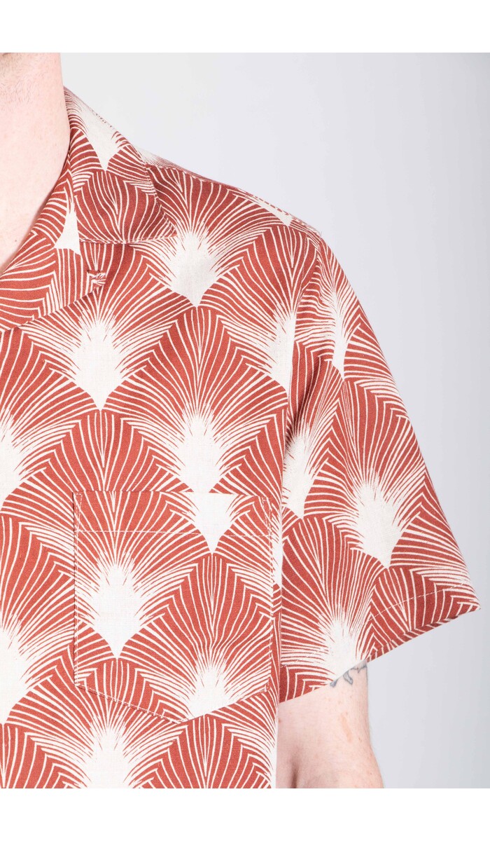 Portuguese Flannel Portuguese Flannel Overhemd / Feathers / Rode Specht Portuguese Flannel Portuguese Flannel Overhemd / Feathers / Rode Specht