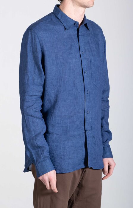 Delikatessen Delikatessen Shirt / Relaxed Overshirt / Blue
