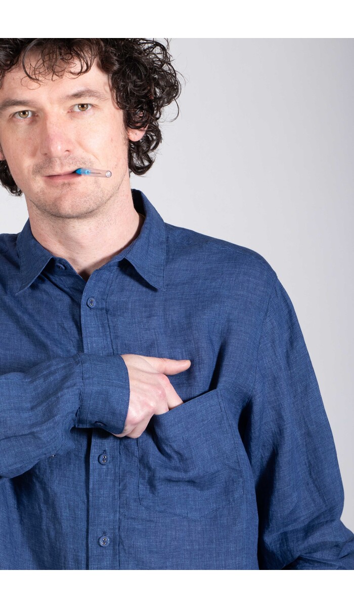 Delikatessen Delikatessen Overshirt / Relaxed Overshirt / Blauw