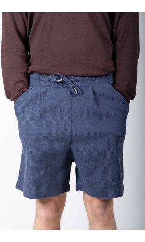 Parages Parages Korte Broek / Waffle Bermudas / Blauw