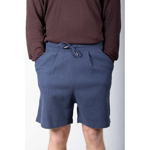 Parages Parages Korte Broek / Waffle Bermudas / Blauw