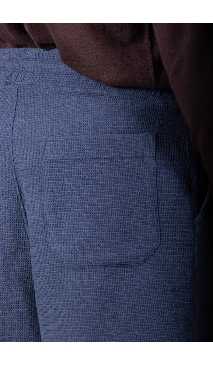 Parages Parages Korte Broek / Waffle Bermudas / Blauw