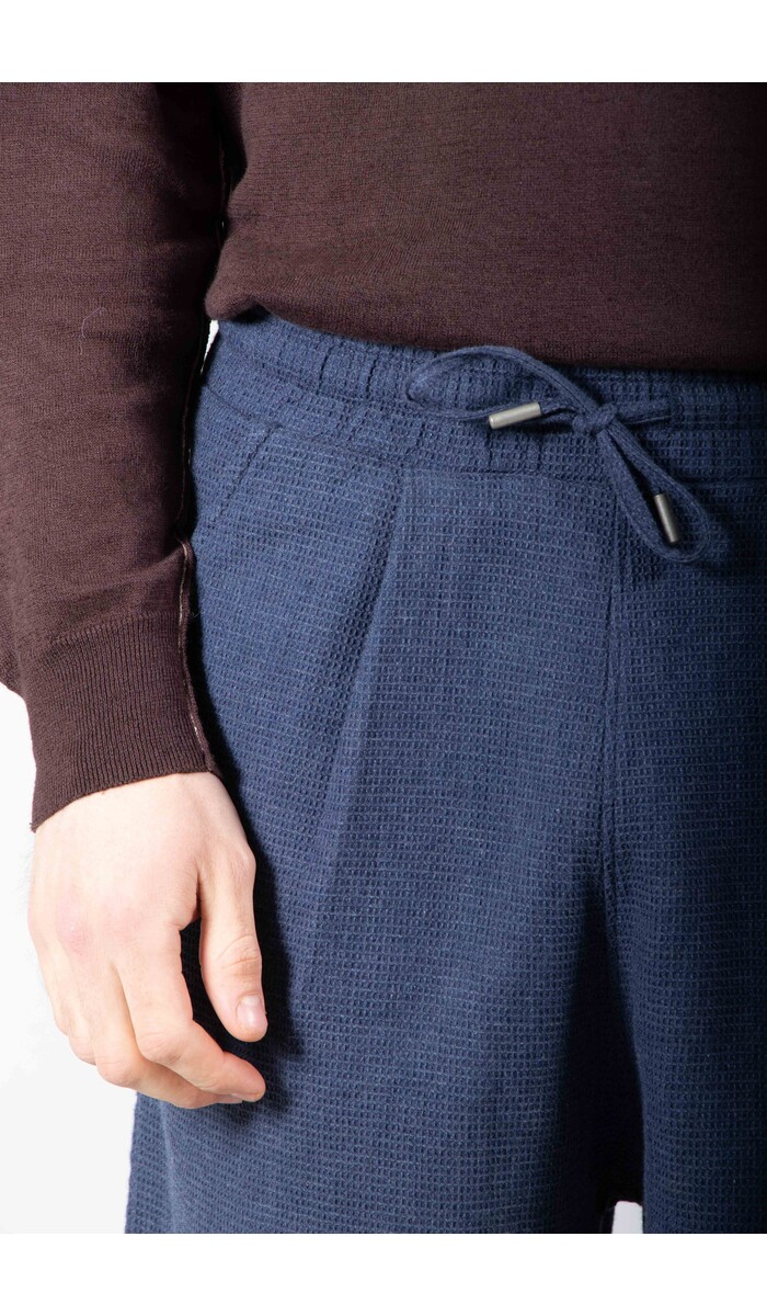 Parages Parages Korte Broek / Waffle Bermudas / Blauw