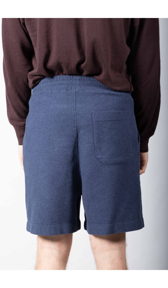 Parages Parages Korte Broek / Waffle Bermudas / Blauw