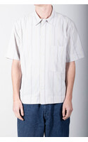 Parages Overhemd / Alya SS / Wit-blauwe strepen