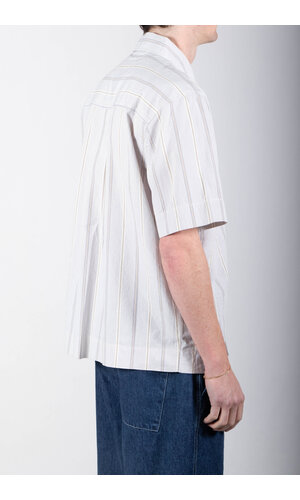 Parages Parages Overhemd / Alya SS / Wit-blauwe strepen