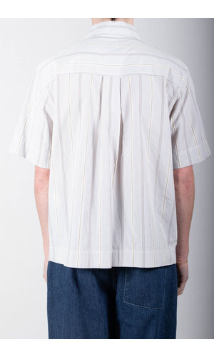 Parages Parages Overhemd / Alya SS / Wit-blauwe strepen