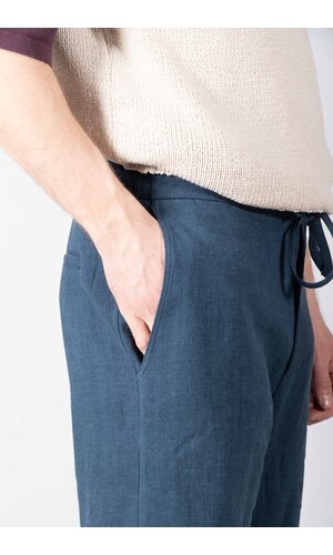 De Bonne Facture De Bonne Facture Broek / Lounge Trousers / Pruisisch Blauw