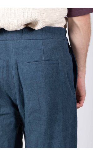De Bonne Facture De Bonne Facture Broek / Lounge Trousers / Pruisisch Blauw