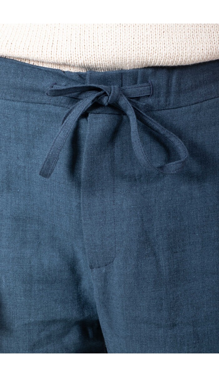 De Bonne Facture De Bonne Facture Broek / Lounge Trousers / Pruisisch Blauw