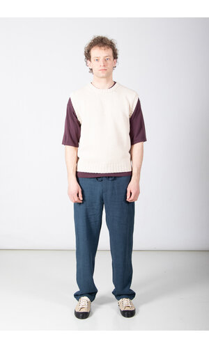 De Bonne Facture De Bonne Facture Broek / Lounge Trousers / Pruisisch Blauw