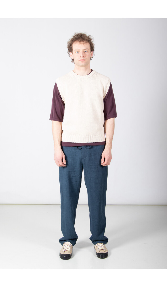 De Bonne Facture De Bonne Facture Broek / Lounge Trousers / Pruisisch Blauw