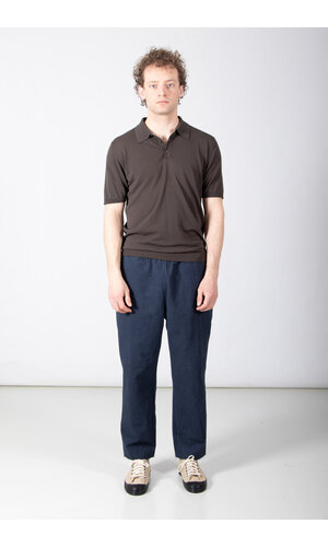 Roberto Collina Roberto Collina Polo / 261MYA10024 / Donkerbruin