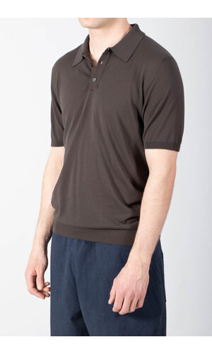 Roberto Collina Roberto Collina Polo / 261MYA10024 / Donkerbruin