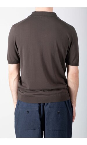 Roberto Collina Roberto Collina Polo / 261MYA10024 / Donkerbruin