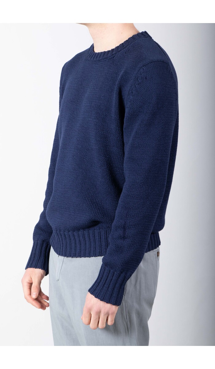 De Bonne Facture De Bonne Facture Trui / Textured Knit / Navy