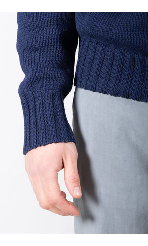 De Bonne Facture De Bonne Facture Trui / Textured Knit / Navy