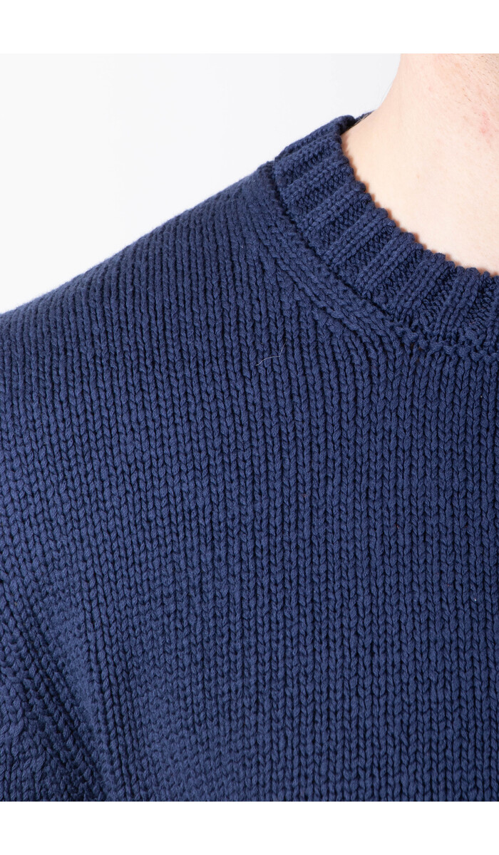 De Bonne Facture De Bonne Facture Trui / Textured Knit / Navy