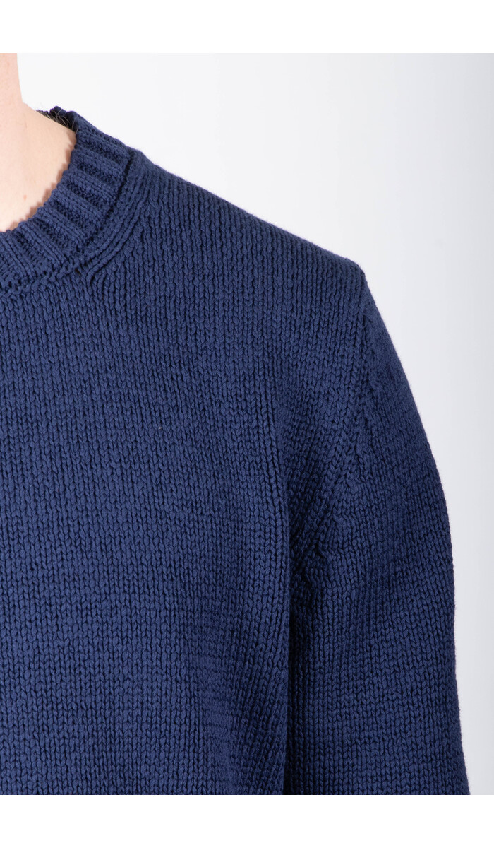 De Bonne Facture De Bonne Facture Trui / Textured Knit / Navy