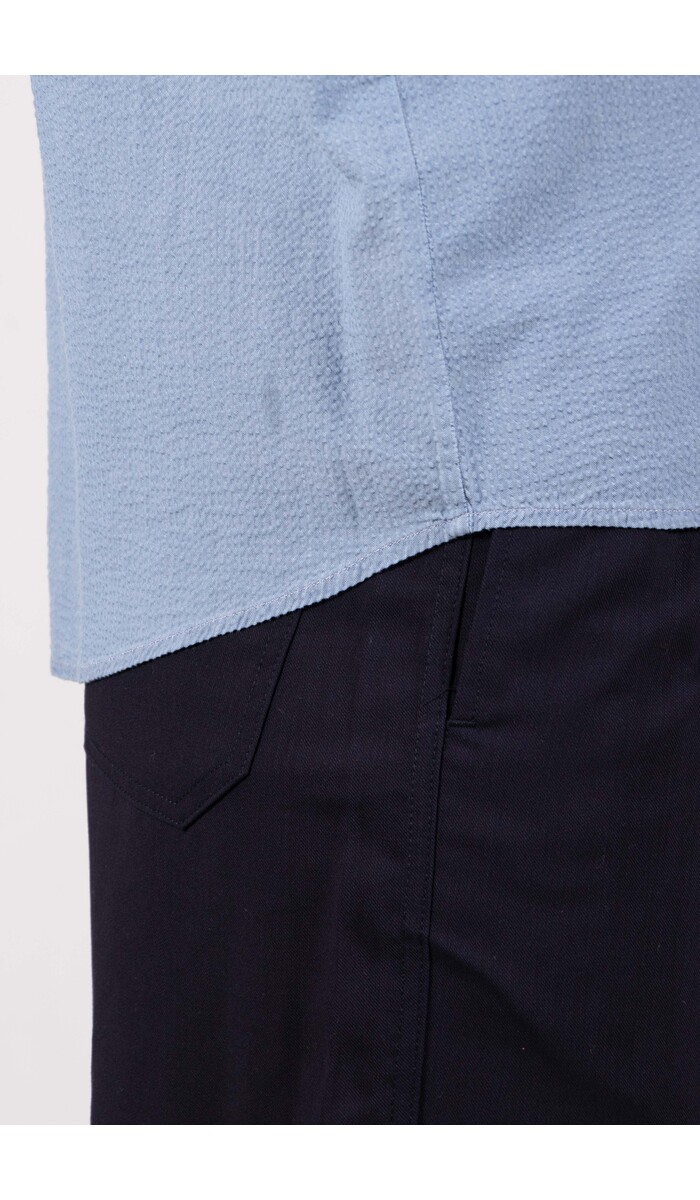 Delikatessen Delikatessen Hemd / Zen / Indigo Seersucker