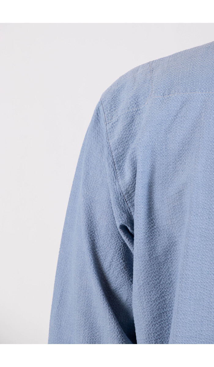 Delikatessen Delikatessen Hemd / Zen / Indigo Seersucker