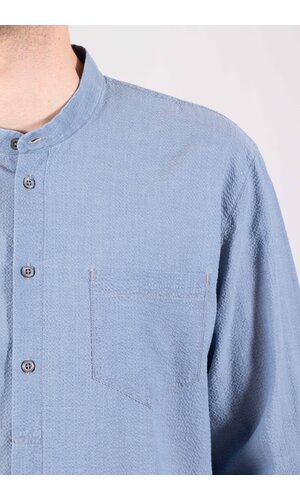 Delikatessen Delikatessen Hemd / Zen / Indigo Seersucker