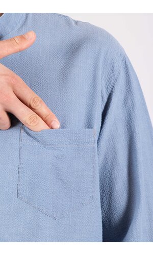 Delikatessen Delikatessen Hemd / Zen / Indigo Seersucker