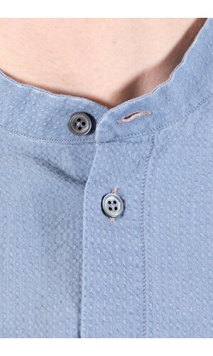 Delikatessen Delikatessen Hemd / Zen / Indigo Seersucker