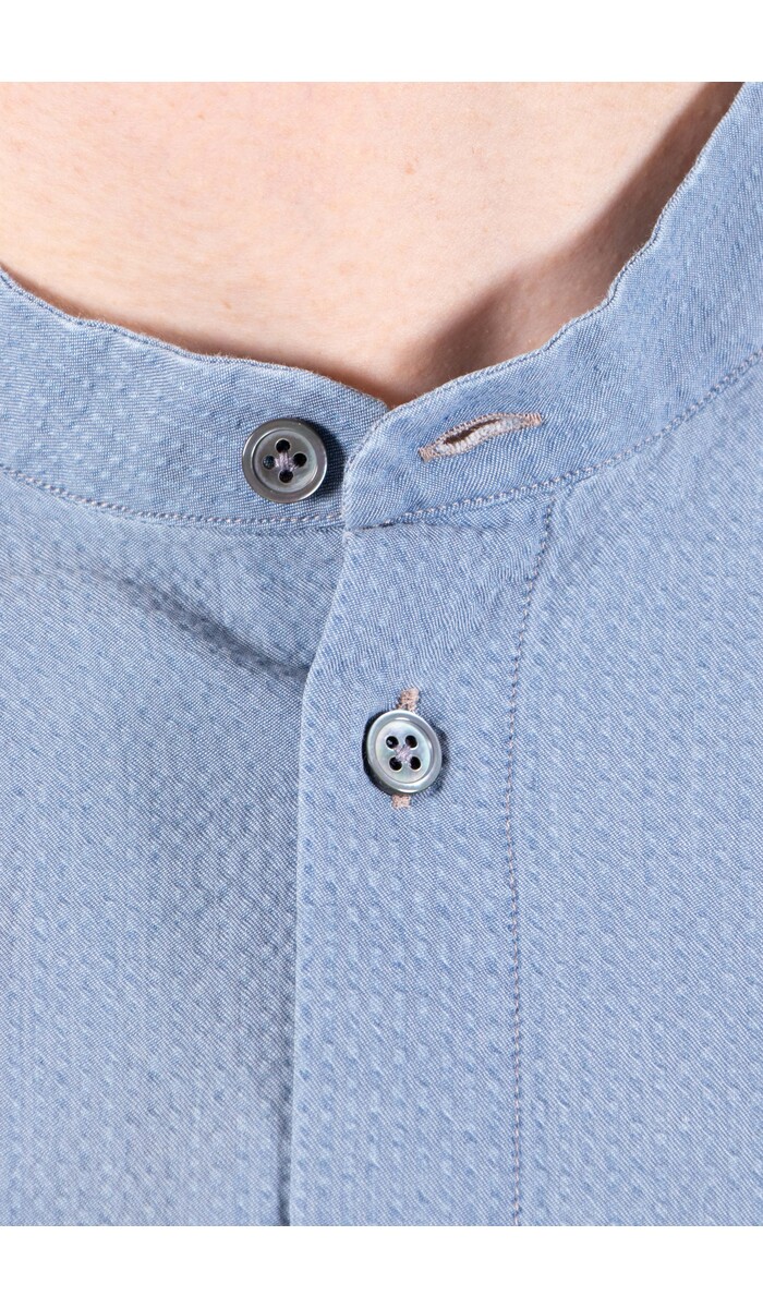 Delikatessen Delikatessen Hemd / Zen / Indigo Seersucker