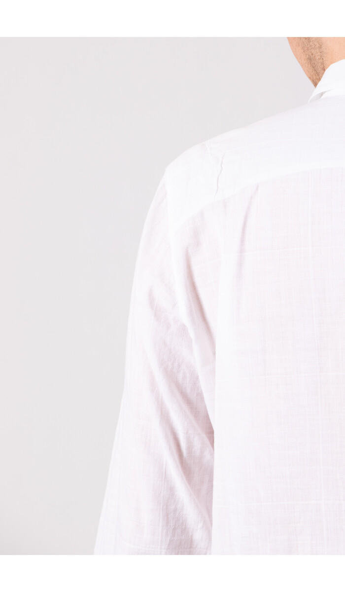 Delikatessen Delikatessen Overhemd / Feel Good / Wit Blok