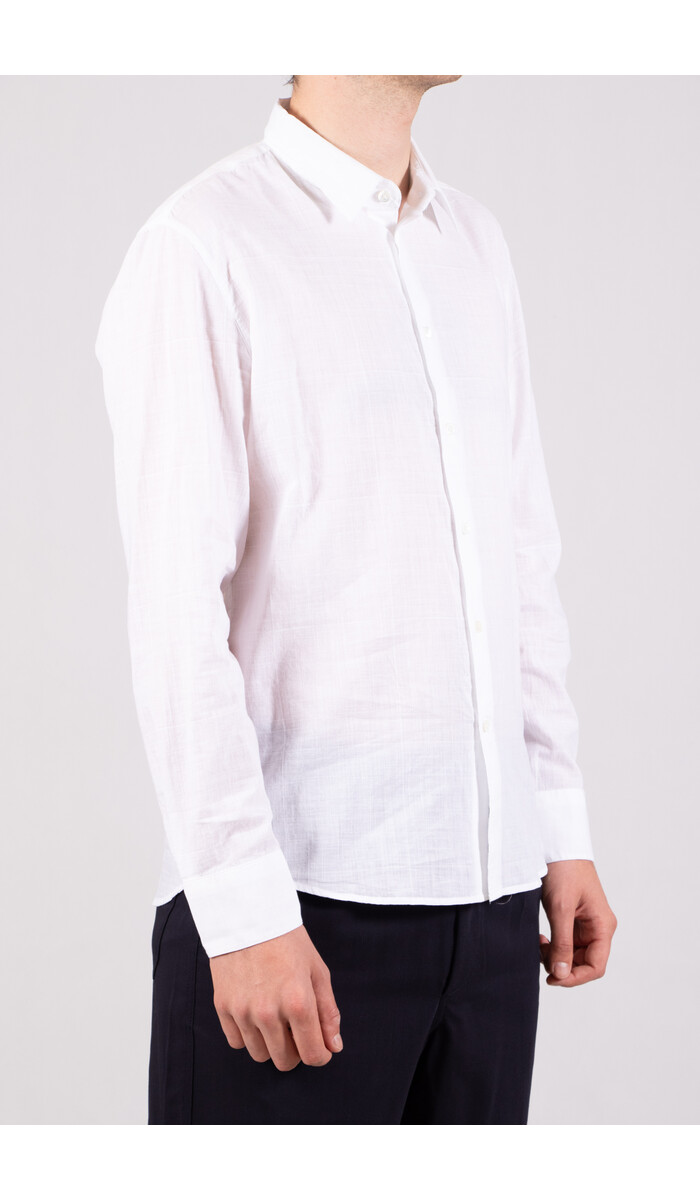 Delikatessen Delikatessen Overhemd / Feel Good / Wit Blok