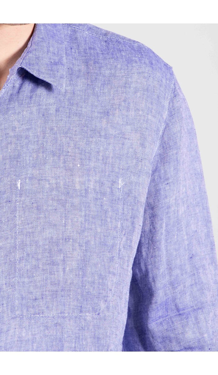 Delikatessen Delikatessen Overhemd / Feel Good / Levendig Blauw