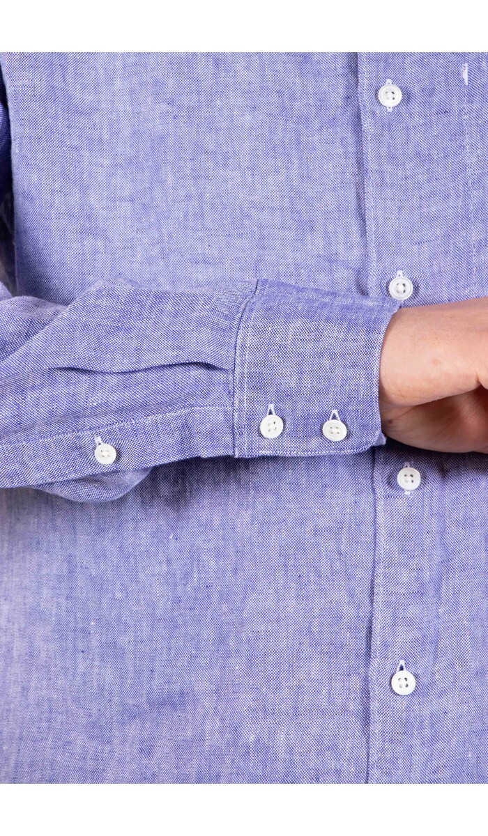 Delikatessen Delikatessen Overhemd / Feel Good / Levendig Blauw