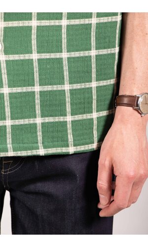 Portuguese Flannel Portuguese Flannel Overhemd / Alvor / Groene Ruit