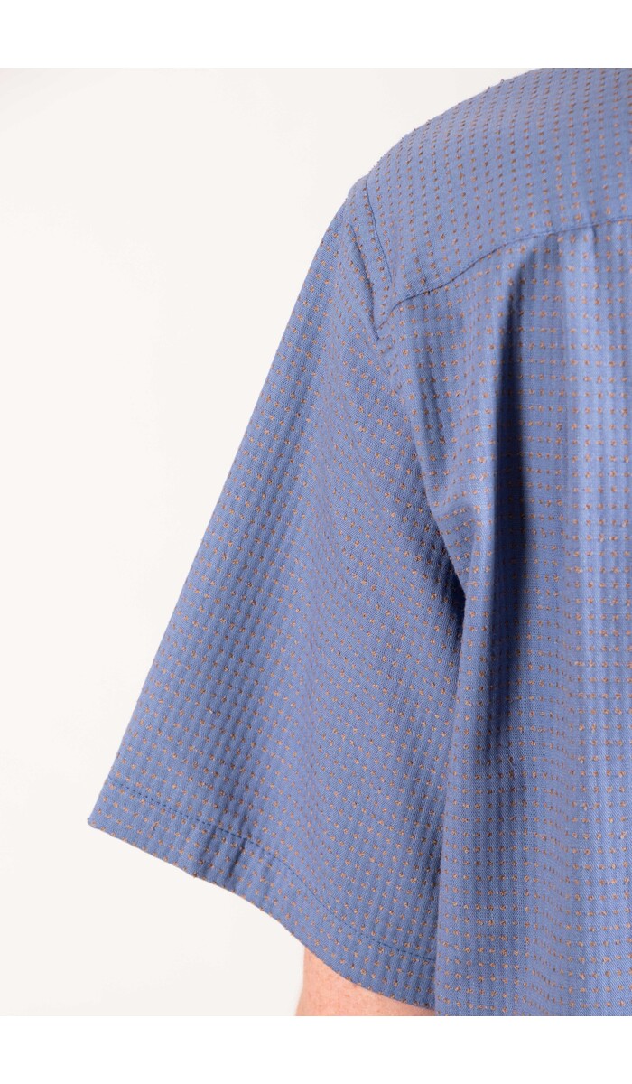 Portuguese Flannel Portuguese Flannel Overhemd / Dots / Blauw