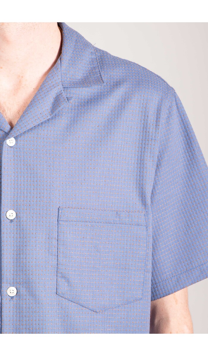 Portuguese Flannel Portuguese Flannel Overhemd / Dots / Blauw