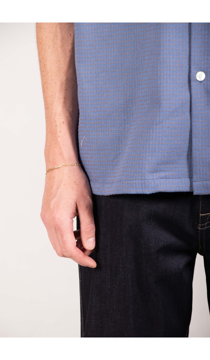 Portuguese Flannel Portuguese Flannel Overhemd / Dots / Blauw