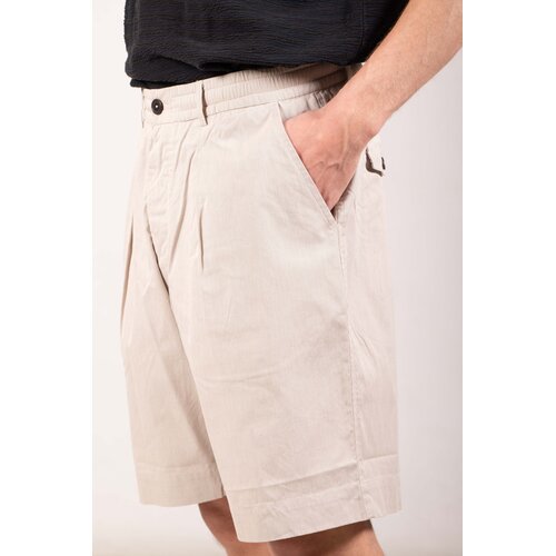Universal Works Universal Works Korte Broek / Pleated Track Short / Bruine Streep