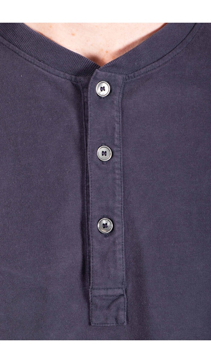 7d 7d Henley / Evan / Gewassen Navy
