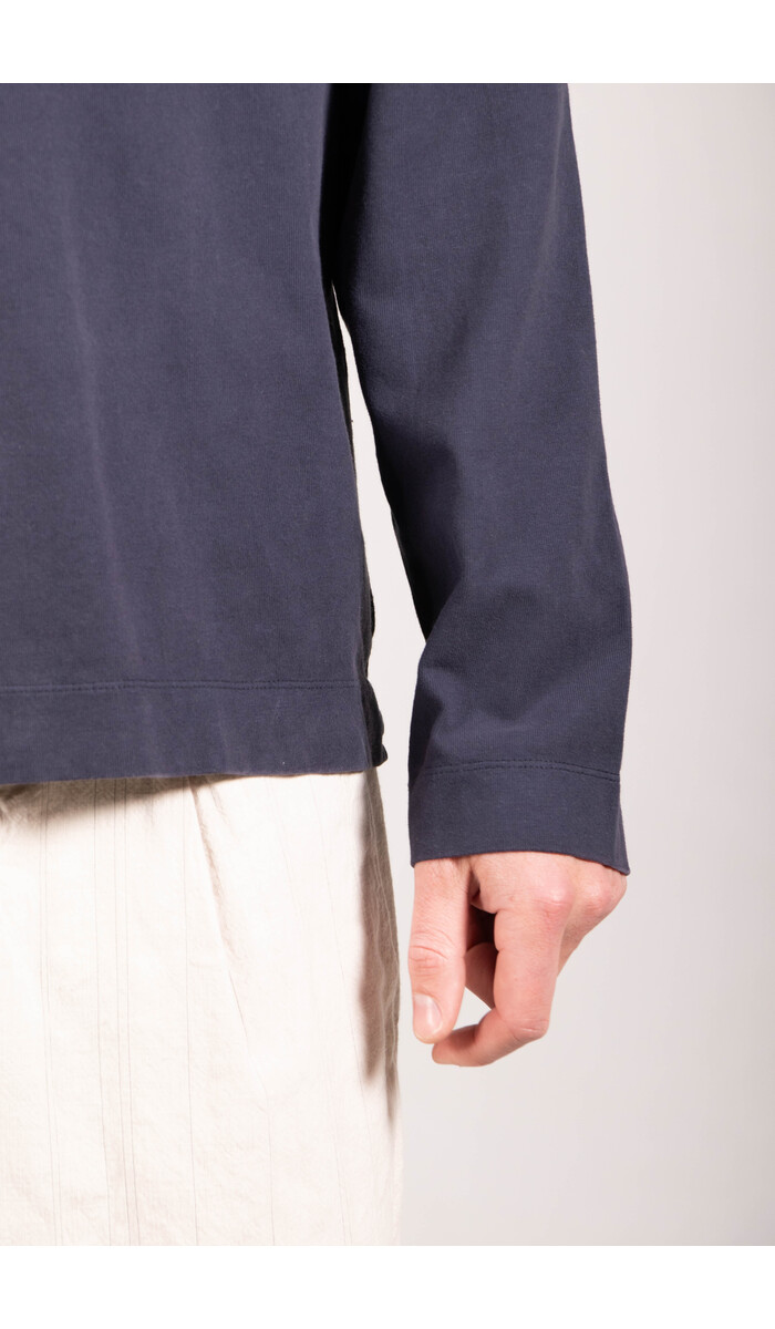7d 7d Henley / Evan / Gewassen Navy
