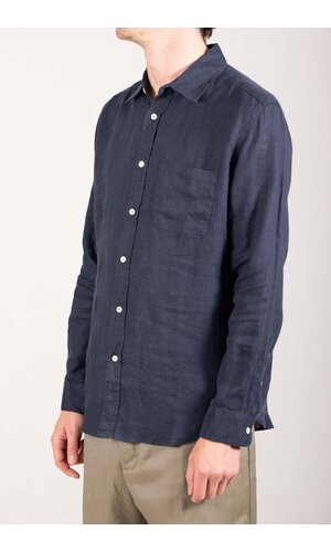 Portuguese Flannel Portuguese Flannel Hemd / Linen / Navy
