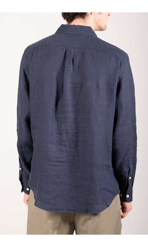 Portuguese Flannel Portuguese Flannel Hemd / Linen / Navy