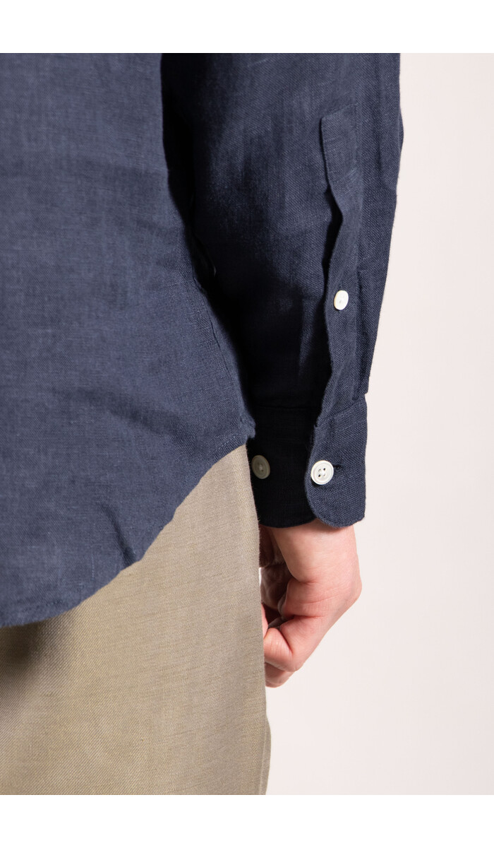 Portuguese Flannel Portuguese Flannel Hemd / Linen / Navy
