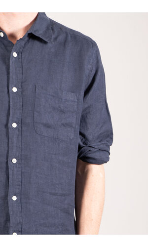 Portuguese Flannel Portuguese Flannel Hemd / Linen / Navy