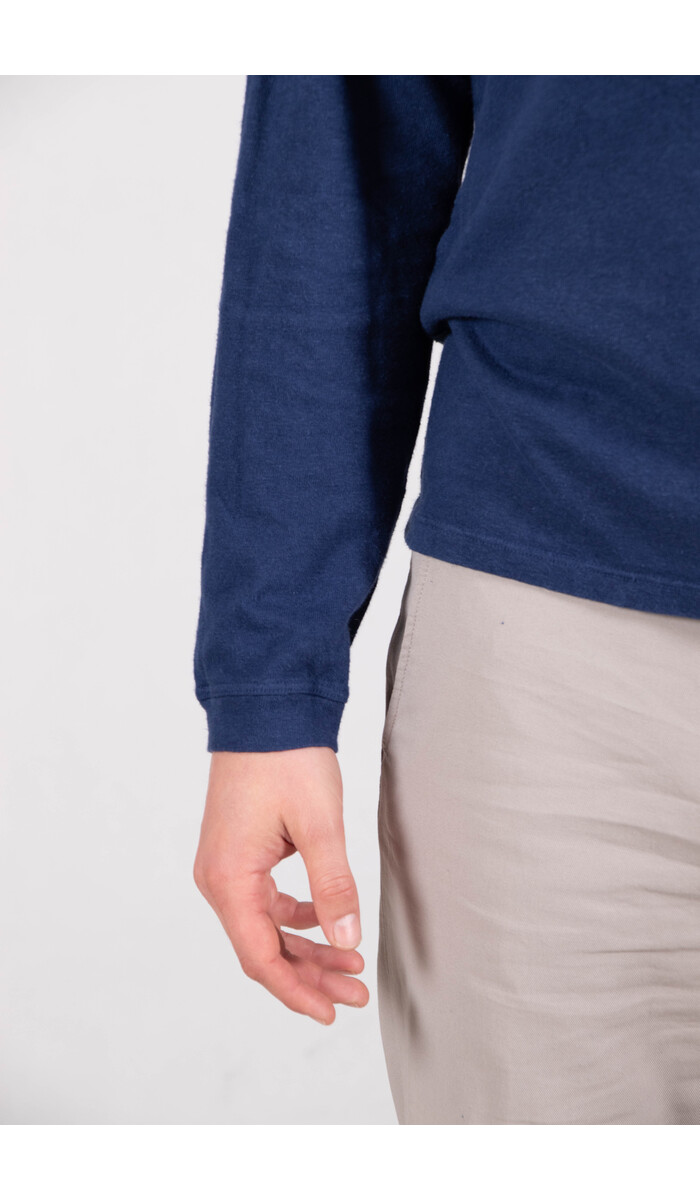 Jungmaven Jungmaven T-shirt / Baja LS / Diep Indigo